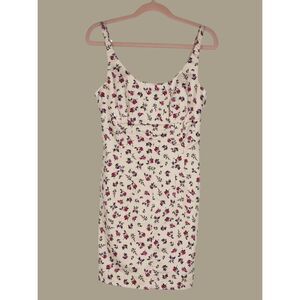 No Boundaries Floral Print Sleeveless Mini Dress W/ Zipper Size XS Junior